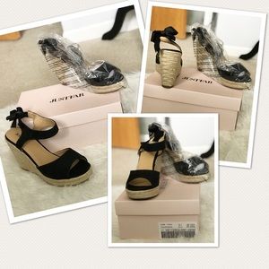 Wedge espadrilles- New in box